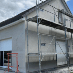 Façade préparée pour projection de sous-enduit à Fontenay
